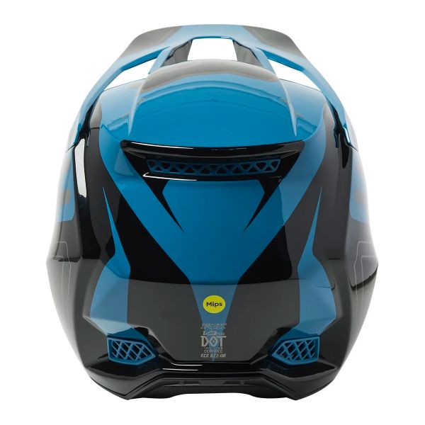 Casque FOX V3 RS Ryaktr Maui Blue Au Meilleur Prix ICasque