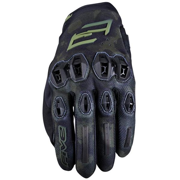 Gants Moto Five Stunt Evo Camo Kaki En Stock Icasque