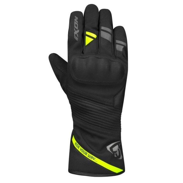 Gants Moto Ixon Pro Midgard Black Grey Bright Yellow En Stock Icasque