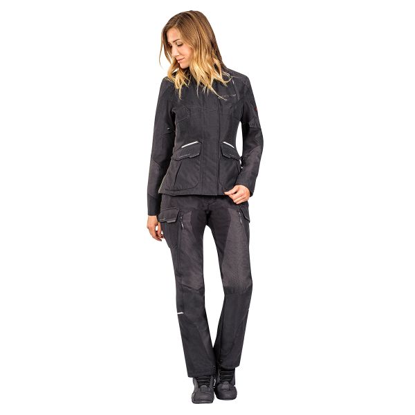 Veste Moto Ixon Balder Lady Black Au Meilleur Prix Icasque