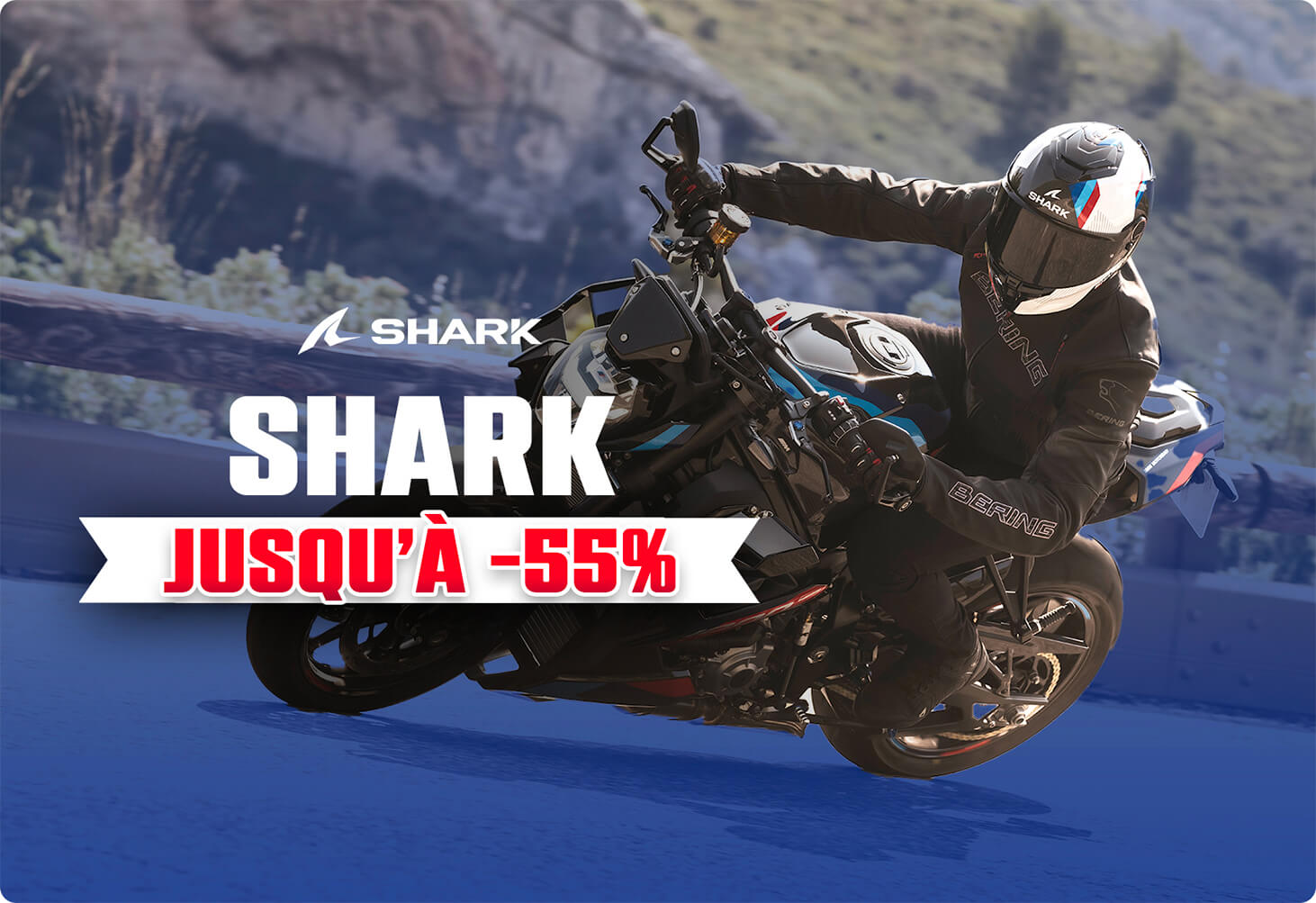 Casques Shark jusqu' -55%