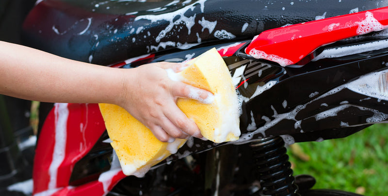 Wash and pamper your motorcycle