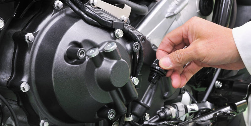 Change the oil in your motorcycle