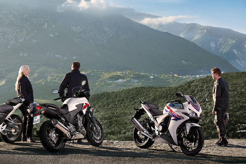 sortie moto en groupe