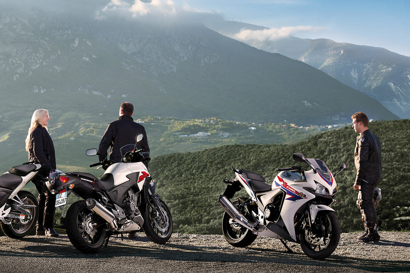 sortie moto en groupe