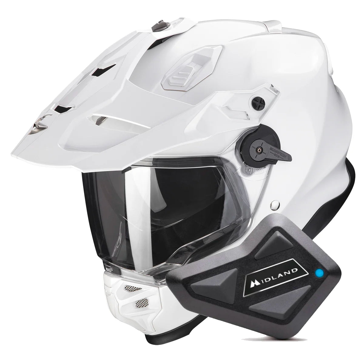 ADF 9000 Air Matt Pearl White + Kit Bluetooth BT Mini