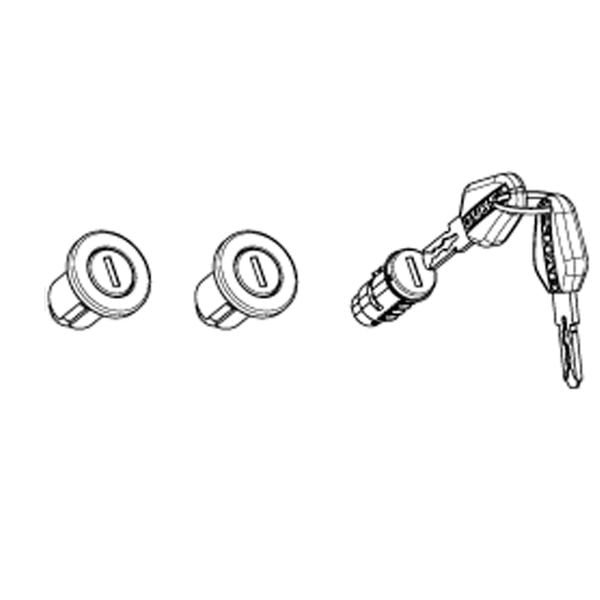 3 Barillets + cles standard