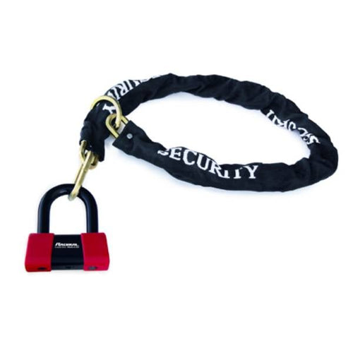 Pack antivol mini U SRA + chaine lasso 120CM