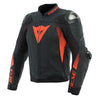 Super Speed 4 Leather Black Matt Fluo Red