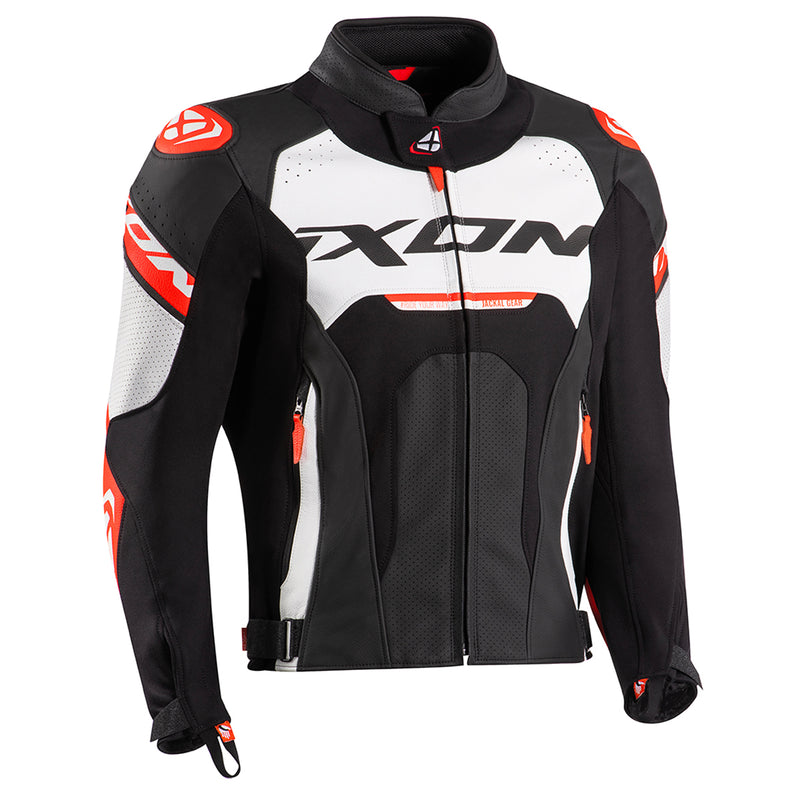 Jackal Jacket White Black Red