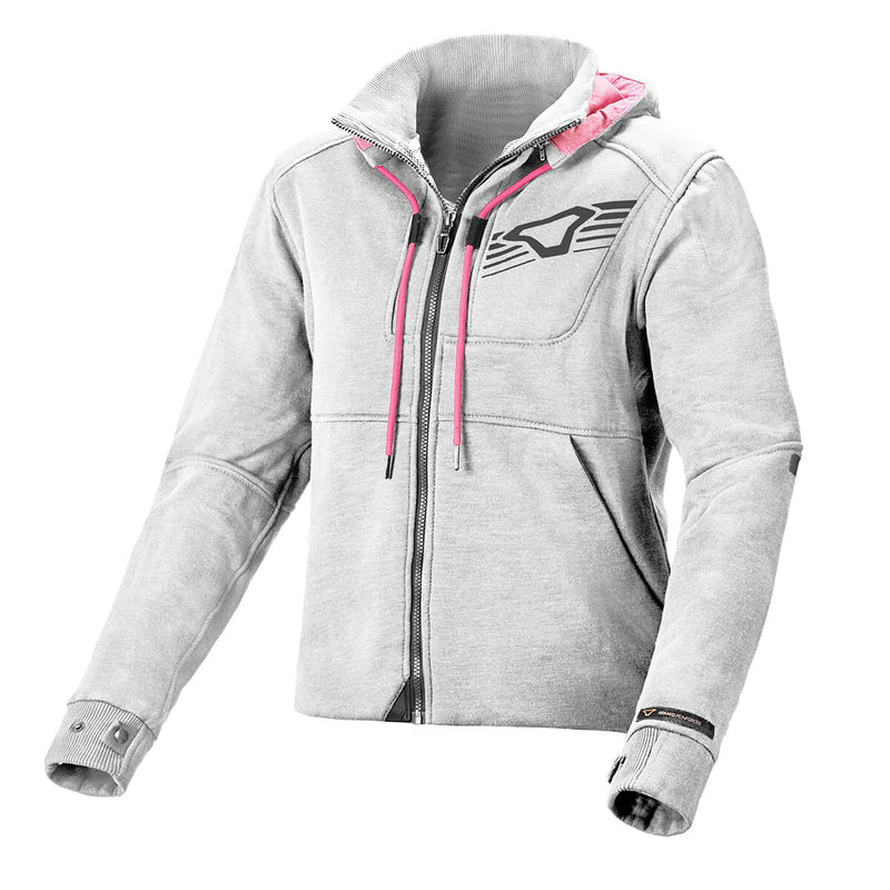 District Hoodie Lady Light Grey
