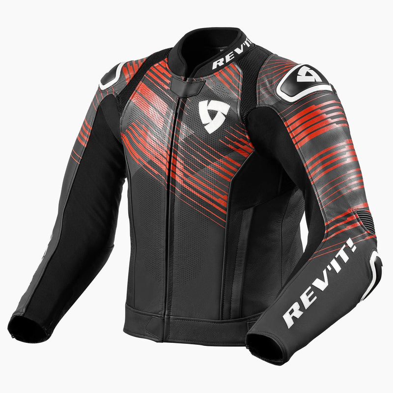 Apex Jacket Black Neon Red