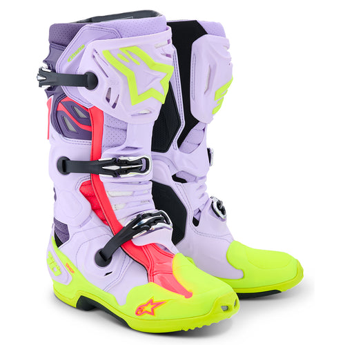 Tech 10 Supervented Purple Yellow Fluo Diva Pink