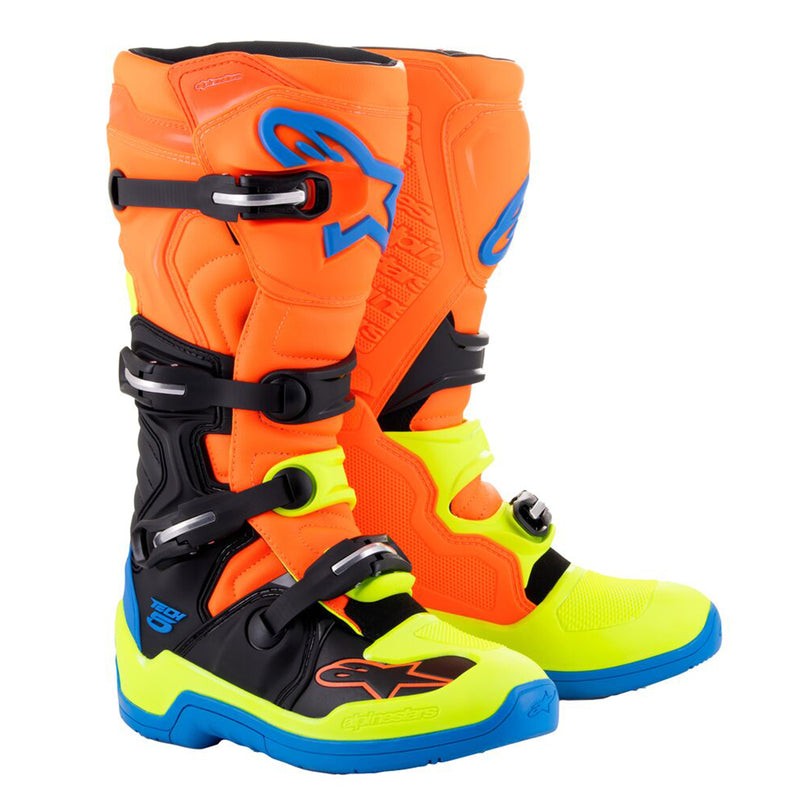 Tech 5 Orange Fluo Enamel Blue Yellow Fluo
