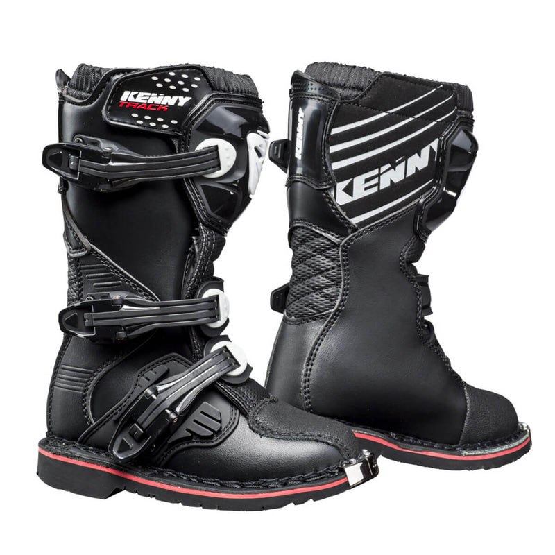 Track Kid Black Boots
