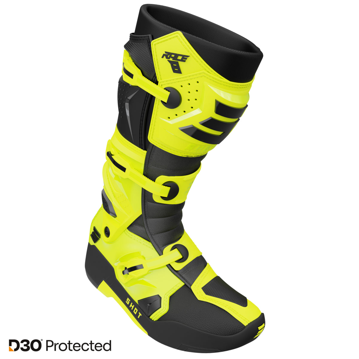 Race 8 Neon Yellow