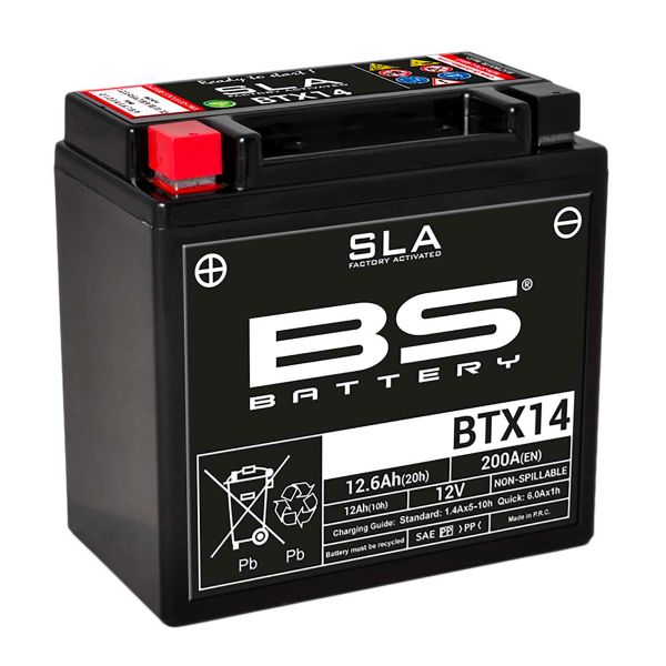 BS Battery BTX14AH SLA