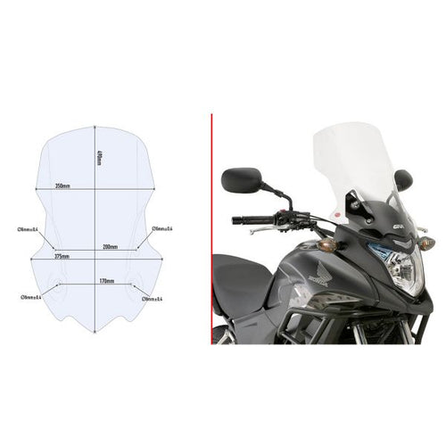 Bulle D1121ST Honda CB500X (13-18)