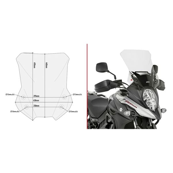 Bulle D3112ST Suzuki V-Strom 650 (17-20)