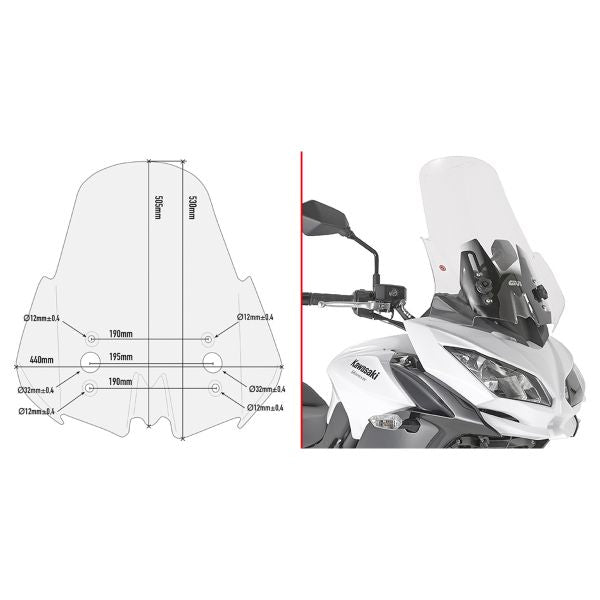 Bulle D4122ST Kawasaki Versys 650 (17-20)