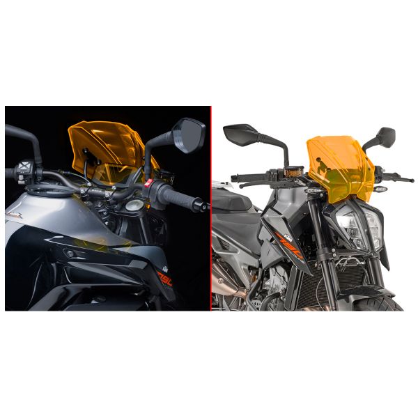 Bulle fumée orange A7708OR KTM Duke 790 (18-20)