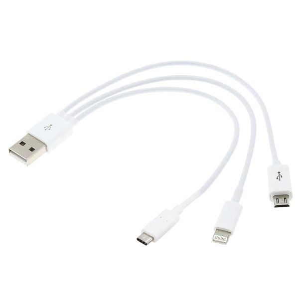 Cable Chargeur USB 3 en 1