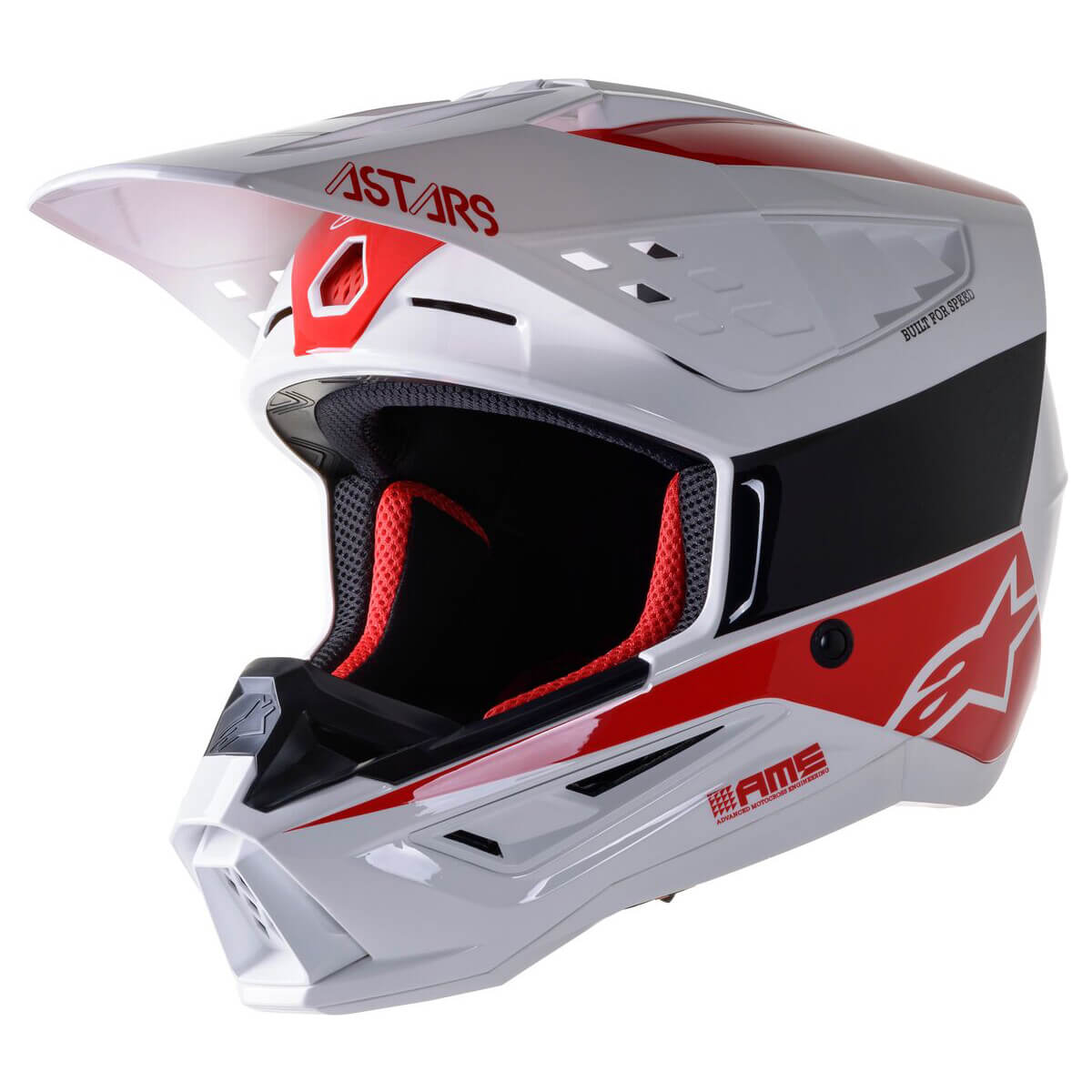 S-M5 Bond White Red