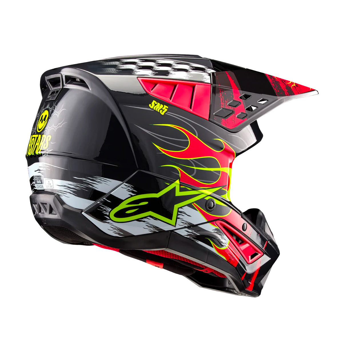 S-M5 Rash Dark Grey Bright Red