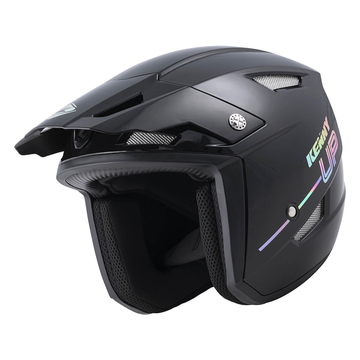 Trial Up Graphic Black Holographic