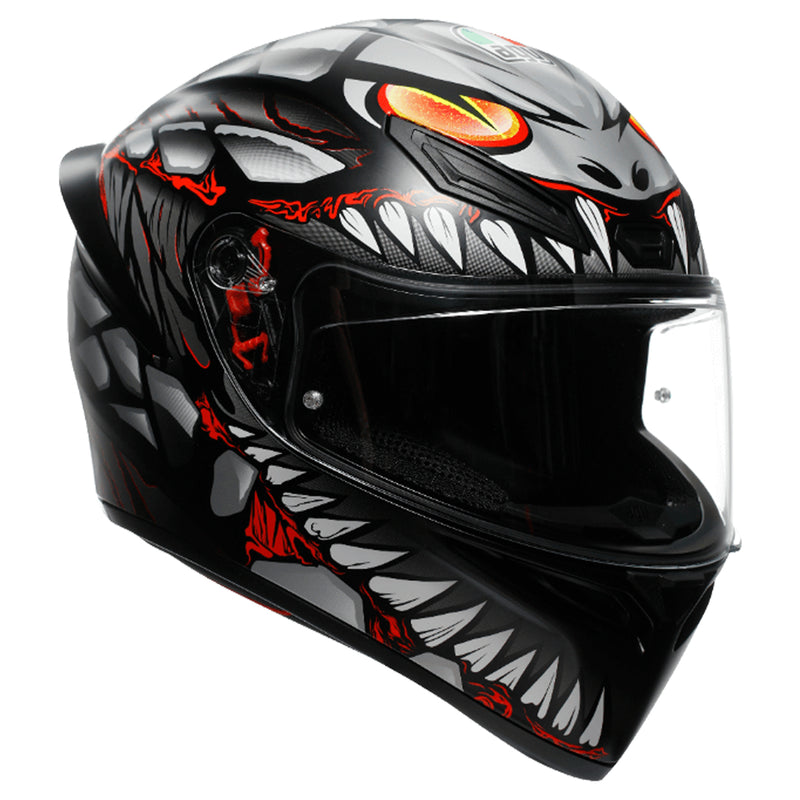 K1 S Lyzard Matt Black Grey Red