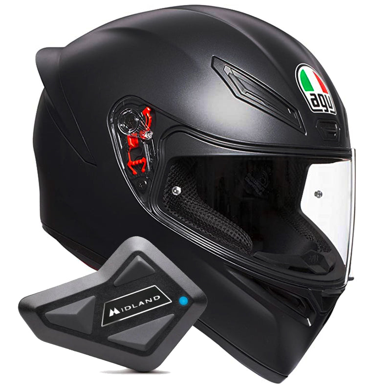 K1 S Mono Matt Black + Kit Bluetooth BT Mini
