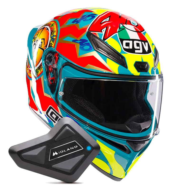 K1 S Réplica Rossi Mugello 1999 + Kit Bluetooth BT Mini