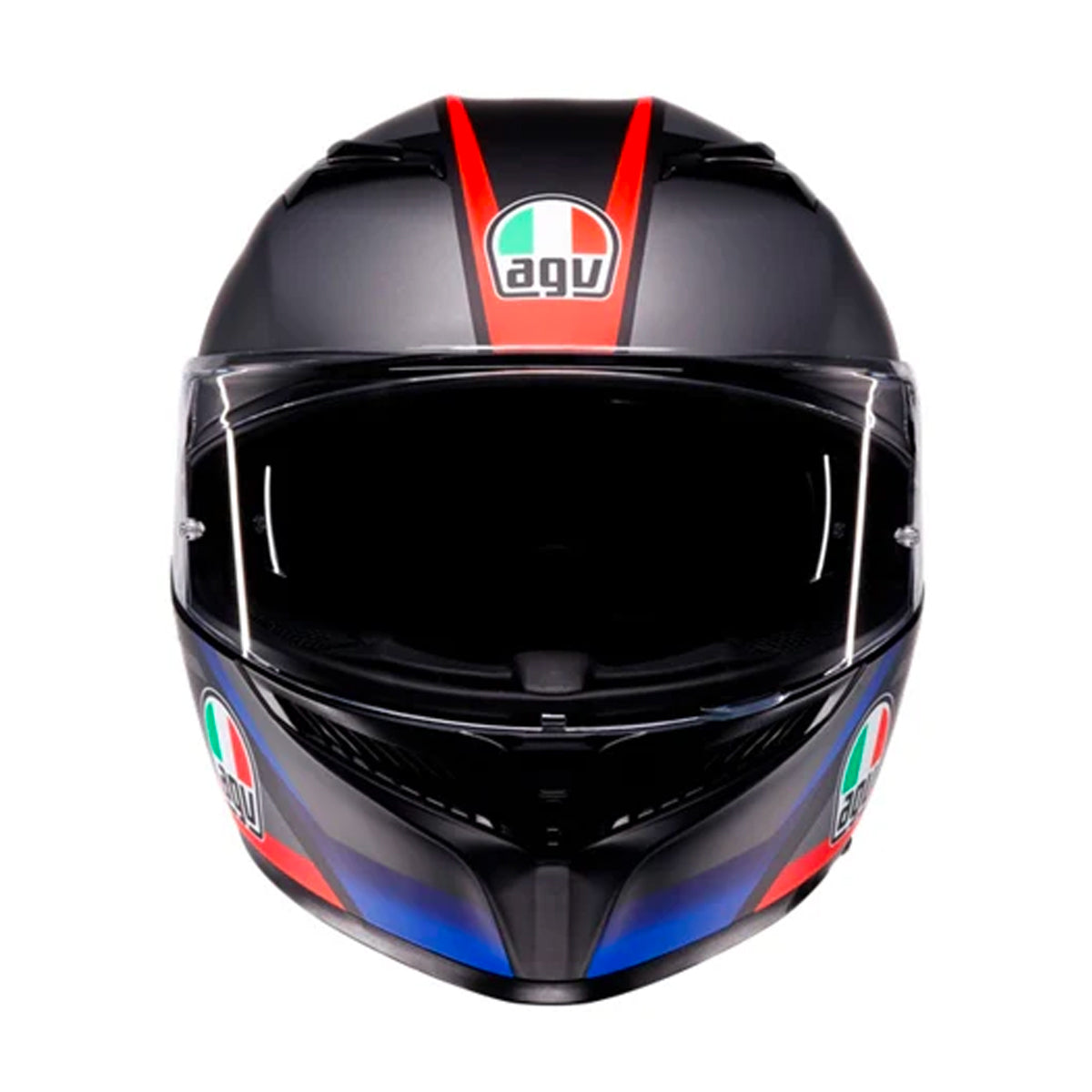 K3 Striga Matt Black Blue Red