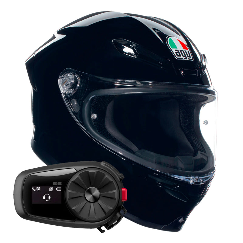 K6 S Mono Black + Kit Bluetooth 5S Solo