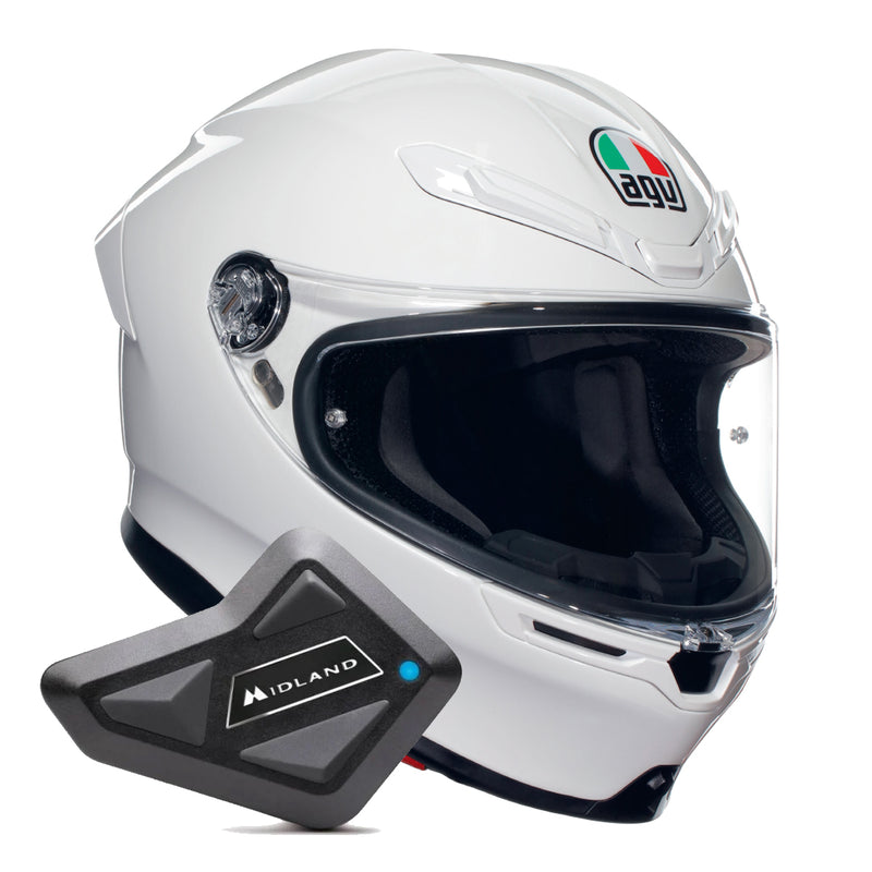 K6 S Mono White + Kit Bluetooth BT Mini