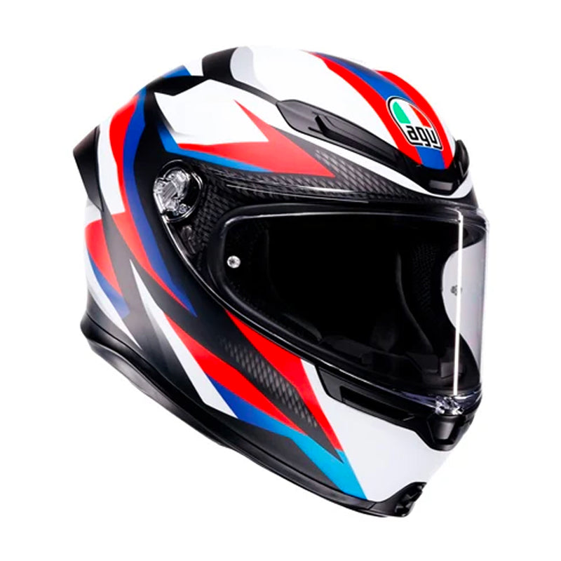 K6 S Timewarp Matt Black Red Blue