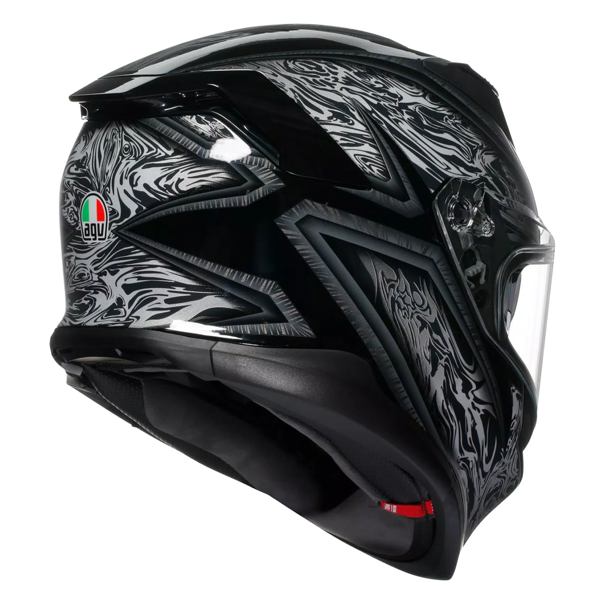 K7 Damascus Black Silver