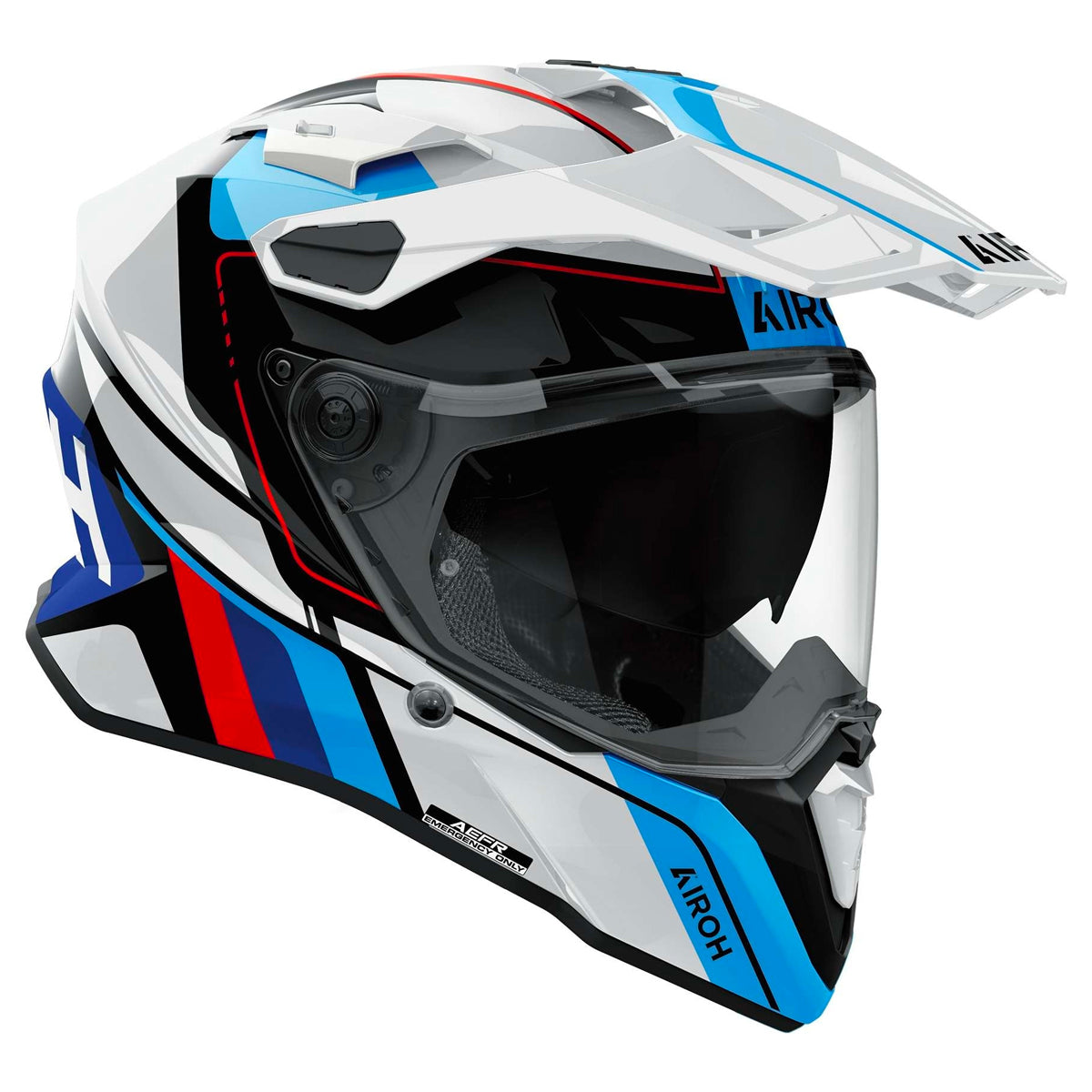Commander 2 Skip White Red Gloss
