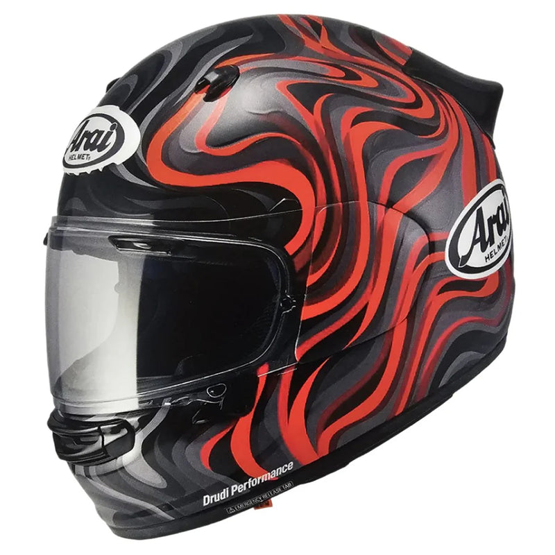 Quantic Swirl Black Red Grey