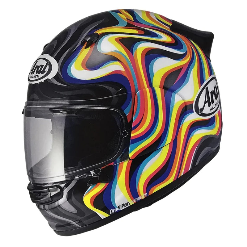 Quantic Swirl Black White Yellow