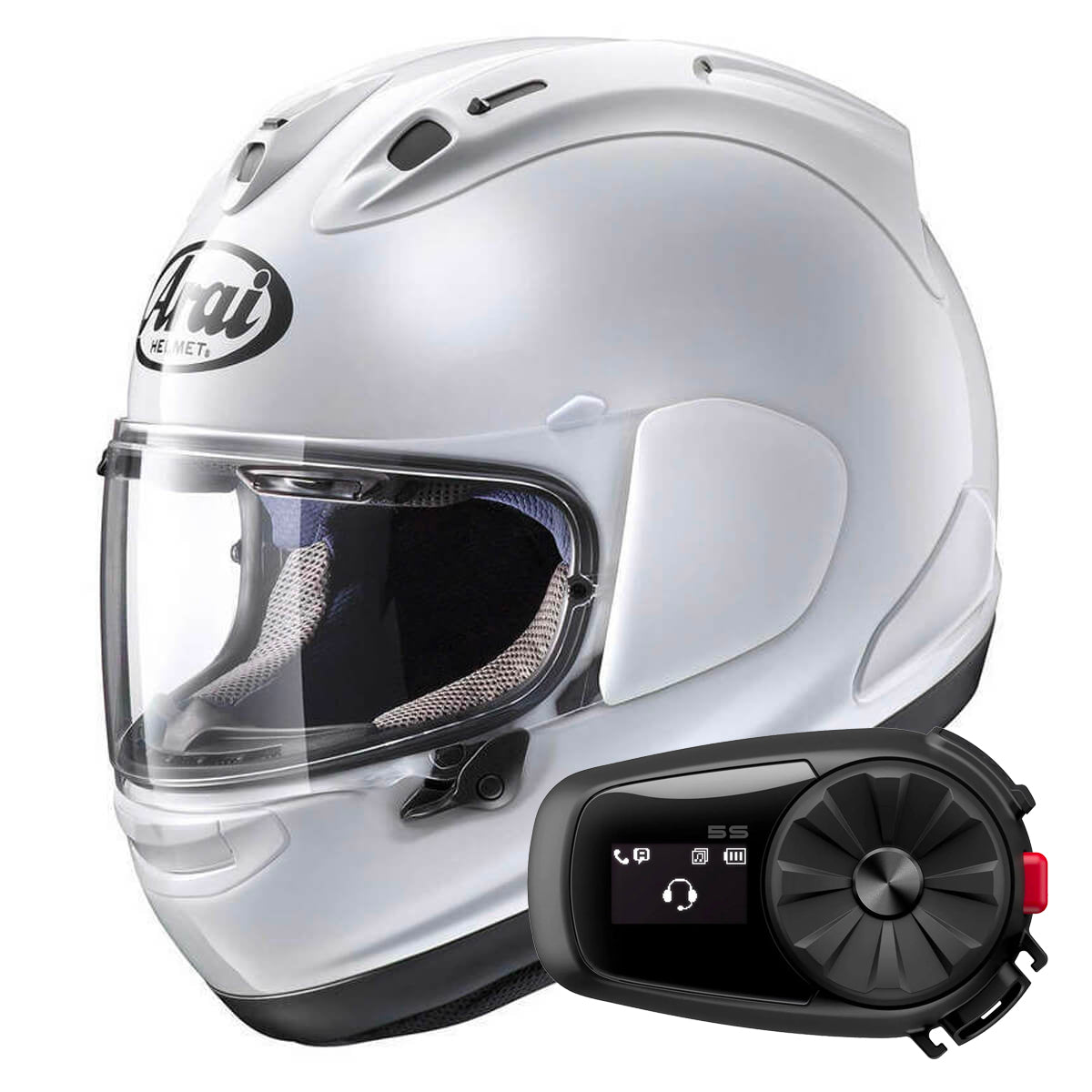 RX-7V Evo Diamond White + Kit Bluetooth 5S Solo