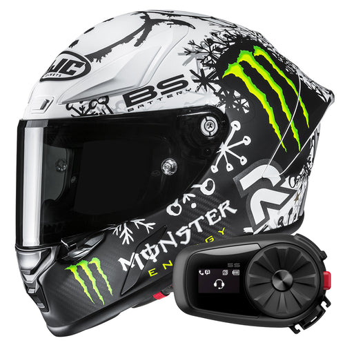 RPHA 1 V2 Carbon Snow Diablo MC10SF + Kit Bluetooth 5S Solo