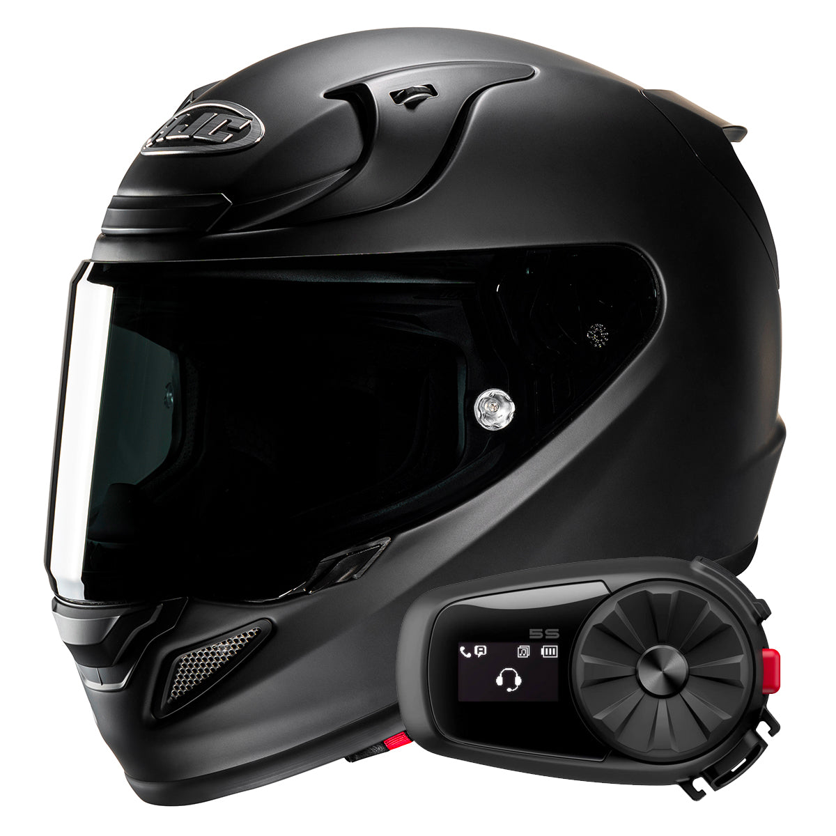 RPHA 12 Matte Black + Kit Bluetooth 5S Solo