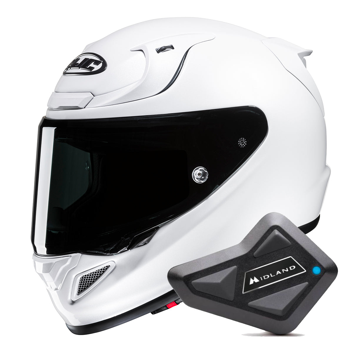 RPHA 12 Pearl White + Kit Bluetooth BT Mini