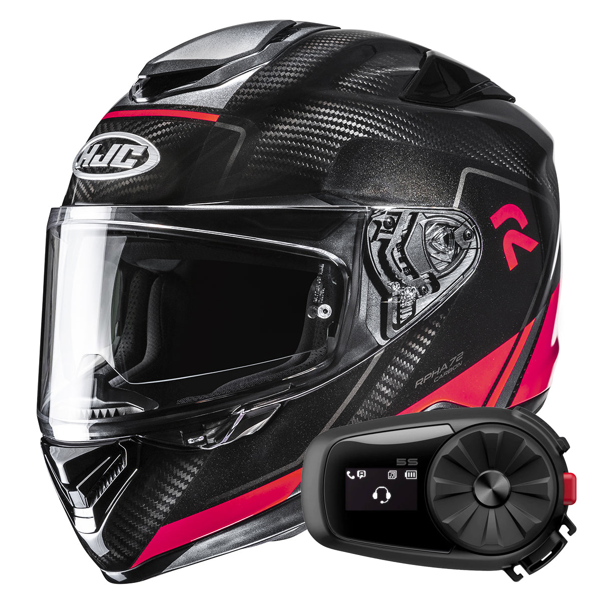 RPHA 72 Carbon Fynex MC1 + Kit Bluetooth 5S Solo