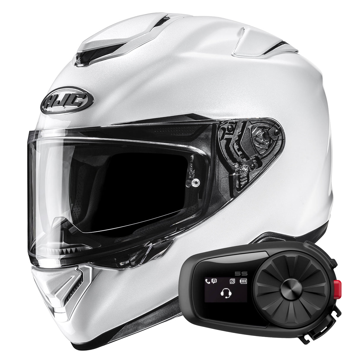 RPHA 72 Pearl White + Kit Bluetooth 5S Solo