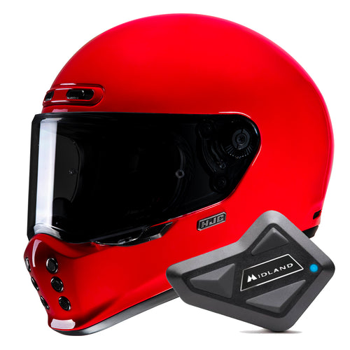 V10 Deep Red + Kit Bluetooth BT Mini