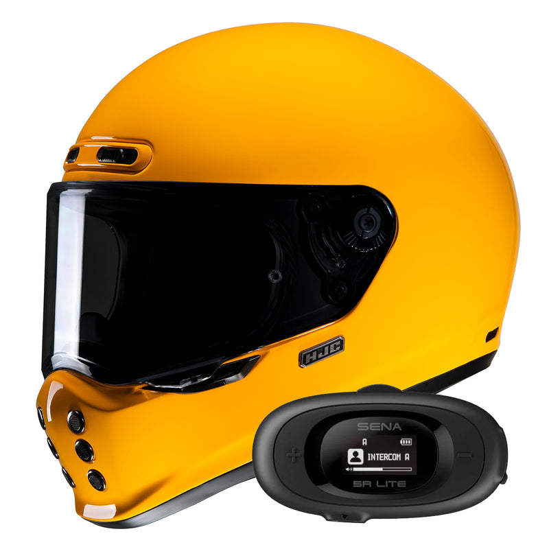 V10 Dunkelgelb + Bluetooth-Kit 5R Lite Solo
