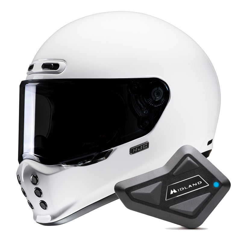 V10 White + Kit Bluetooth BT Mini