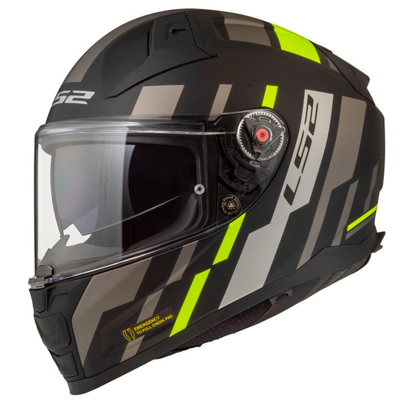 Vector II Tron Matt Black H-V Yellow FF811